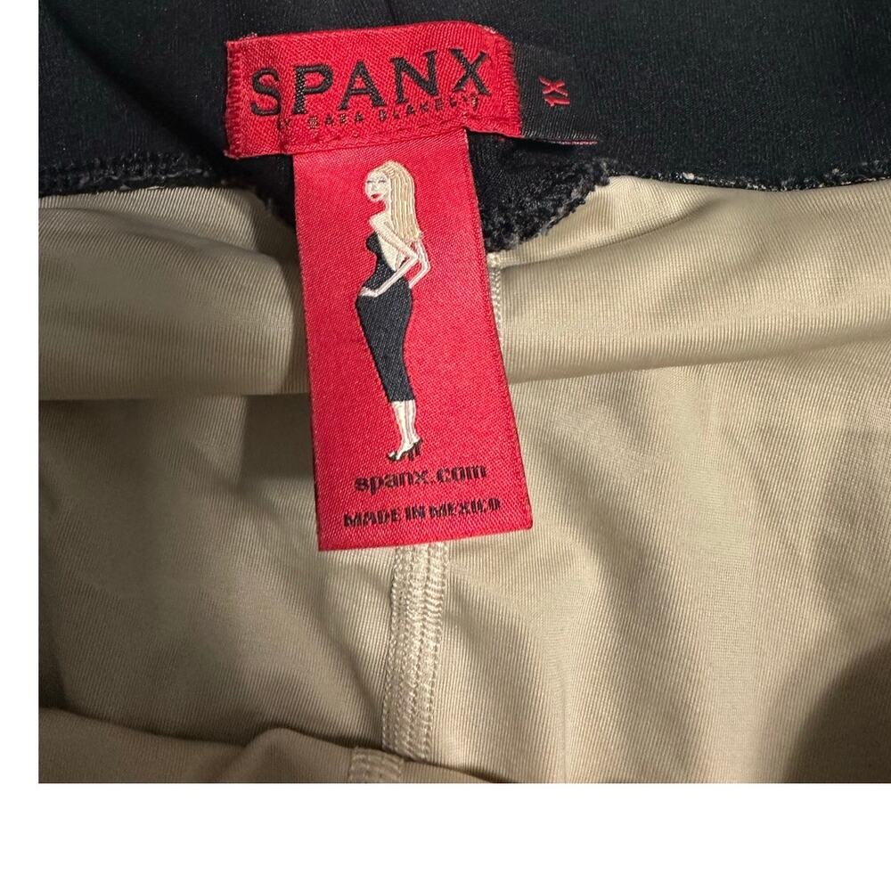 Spanx Wide Leg Cropped Pull On Pants Women's Plus Size 1X Black Flowy Stretch - Picture 4 of 6